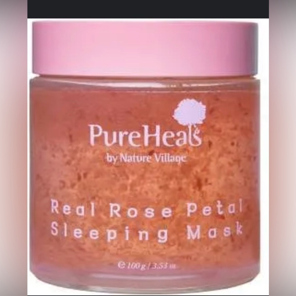 Real Rose Petal Sleeping Mask - Pink